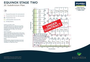 Subdivision Stage 2C all under contract